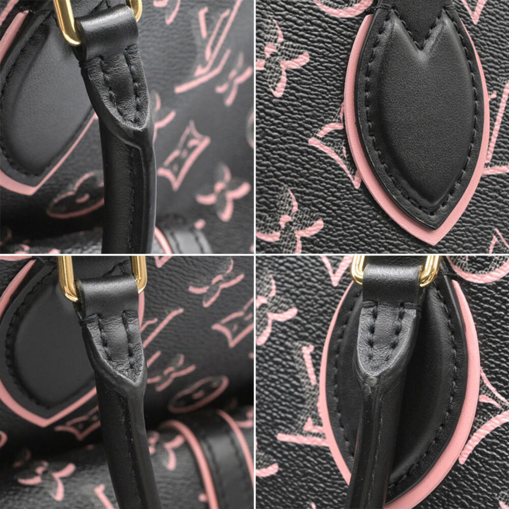 Louis Vuitton Fall You Onsa Go Monogram Black Pink Tote Bag Shoulder - Picture 7 of 8